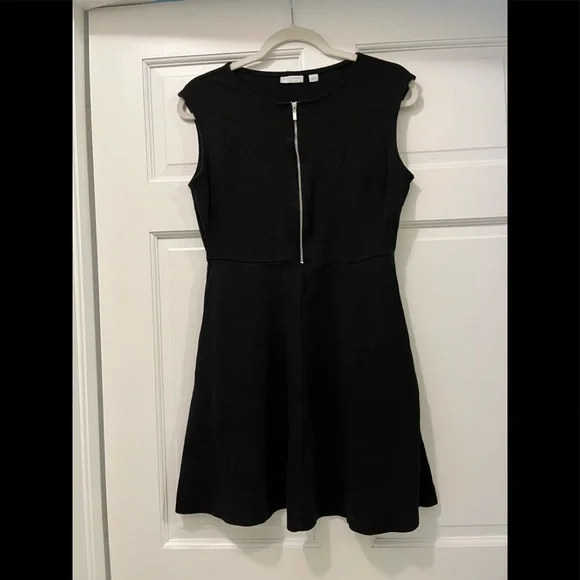 slim fit dress slacks Gill Zip-Front Midi Dress main image 0